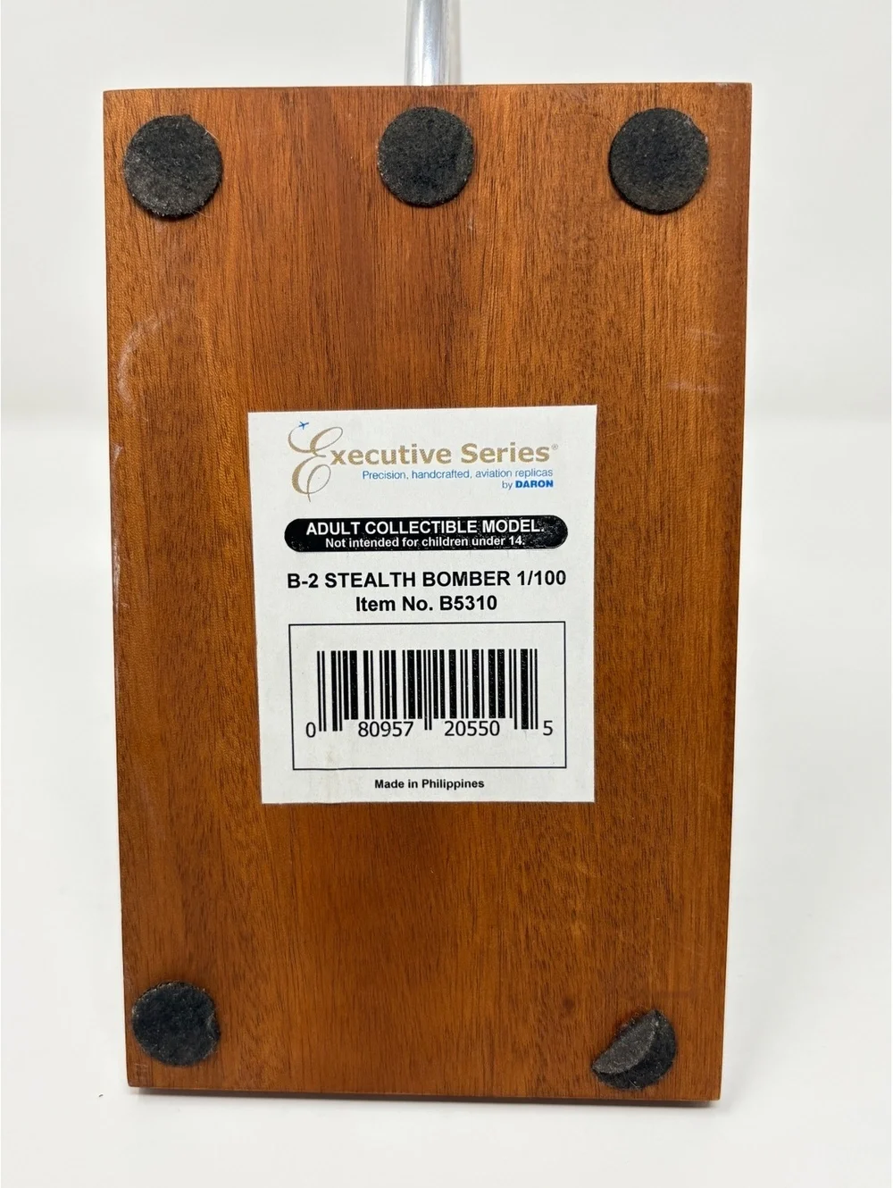 1/100 Executive series Models Northrop Grumman B-2 stealth bomber Mahogany wood